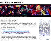 POLITICAL ACTIVISM AND THE WEB